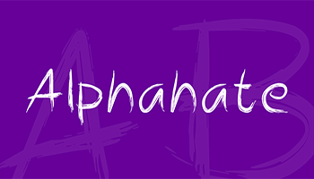 Alphahate Font