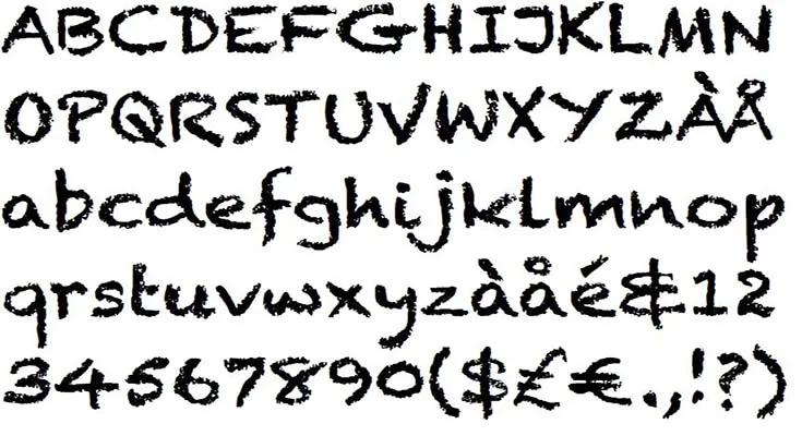 Chalkduster Font Family Download