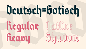 Deutsch Gotisch Font