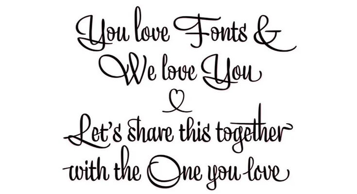 I Love Lucy Font Family Download