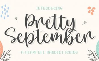 Pretty September Font Family Free Download