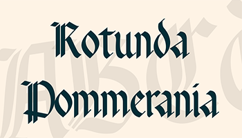 Rotunda Pommerania Font