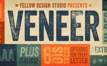 Veneer Font Family Free Download