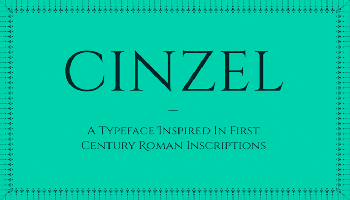 cinzel font