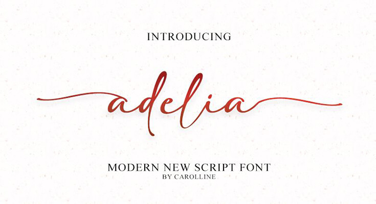 Adelia Font Family Free Download