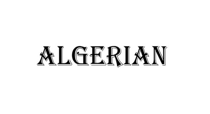 Algerian Font Family Free Download