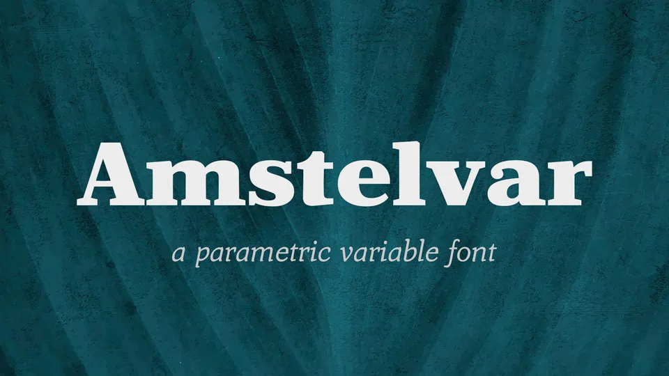 Amstelvar Font