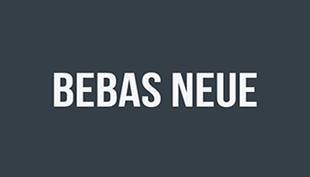 Bebas Neue Font