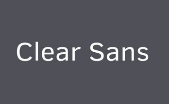 Clear Sans Font Family Free Download