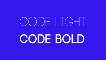 Code Bold Font