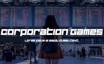 Corporation Games Font Family Free Download