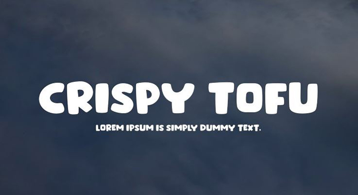 Crispy Tofu Font Family Free Download
