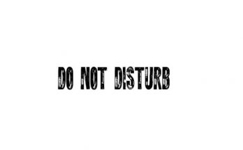 Do Not Disturb Font Family Free Download