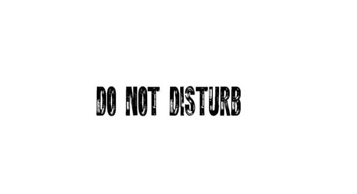 Do Not Disturb Font Family Free Download