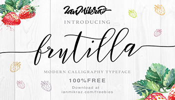 Frutilla Script Font