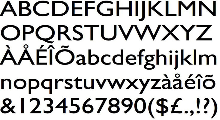 Gill Sans Font Family Download