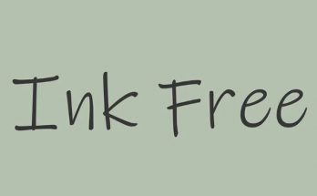 Ink Free Font Family Free Download