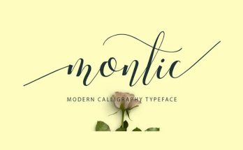Montic Script Font Family Free Download