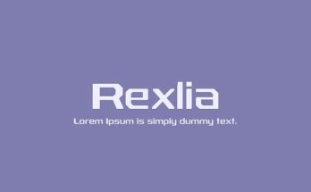 Rexlia Font Family Free Download