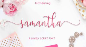 Samantha Font Free Download - Font XS