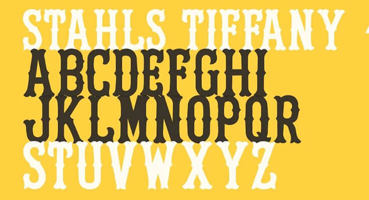 Stahls Tiffany Font Free Download