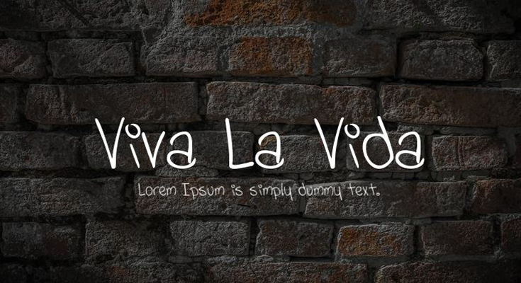 Viva La Vida Font Family Free Download