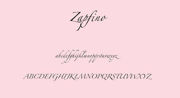 Zapfino Font Free Download