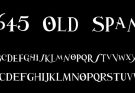 1645 Old Spanish Font Family Free Download