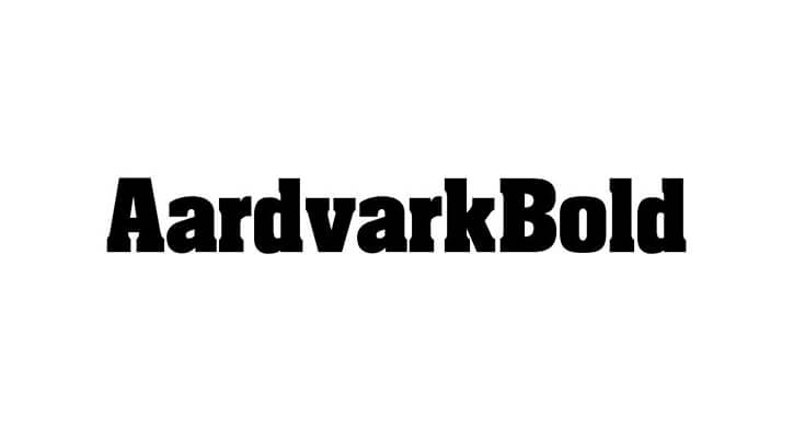 Aardvark Bold Font Family Free Download