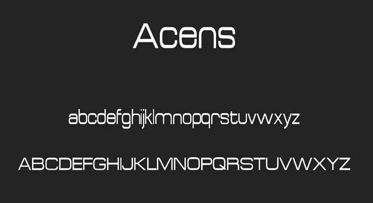 Acens Font Free Download