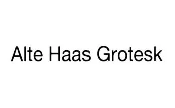 Alte Haas Grotesk Font Family Free Download