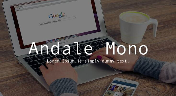 Andale Mono Font Family Free Download
