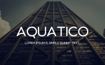 Aquatico Font Family Free Download