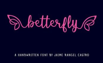 Betterfly Font Family Free Downloa
