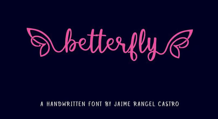 Betterfly Font Family Free Downloa