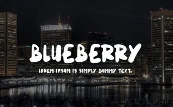 Blueberry Font Family Free Download