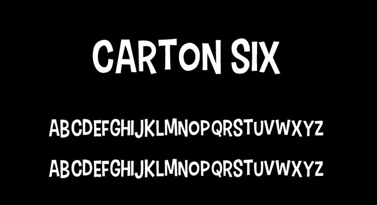 Carton Six Font Free Download