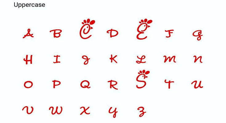 Chick-fil-a Logo Font Family Download