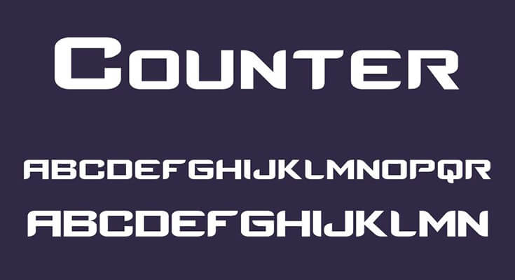 Counter Strike Font Free Download