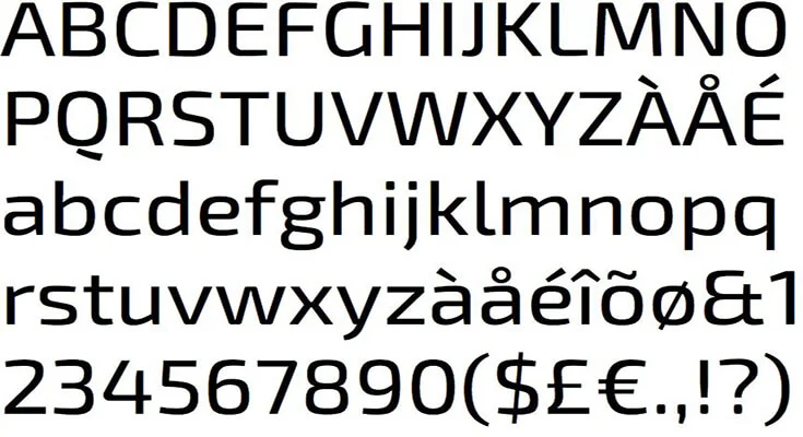 Exo Font Family Download
