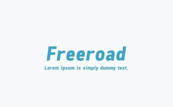 Freeroad Font Family Free Download