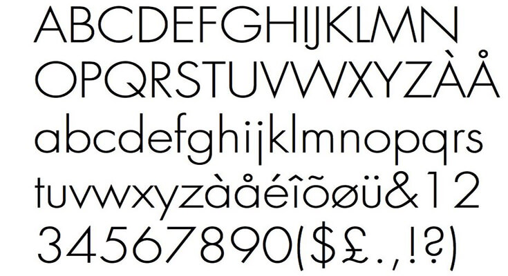 Futura Font Free Download - Font XS