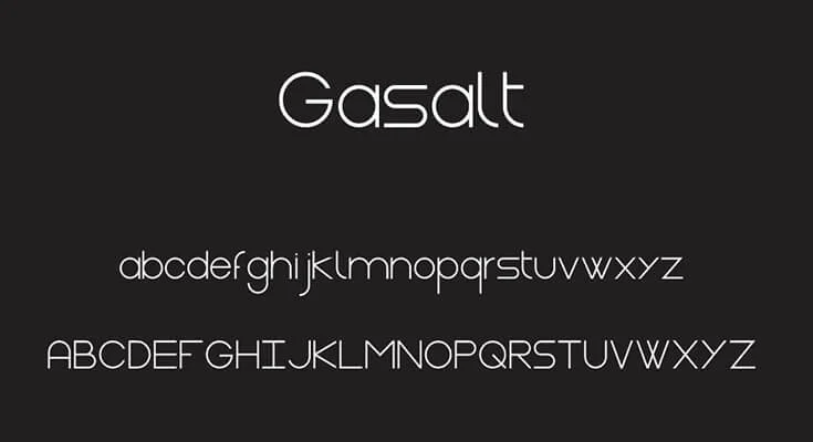 Gasalt Font Free Download