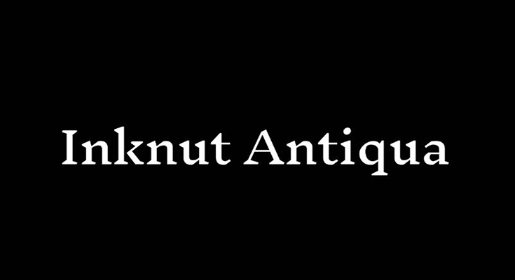 Inknut Antiqua Font Family Free Download