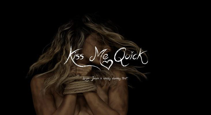 Kiss Me Quick Font Free Download