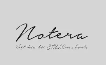 Notera Font Family Free Download