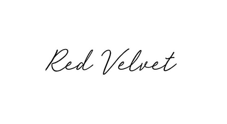 Red Velvet Font Family Free Download