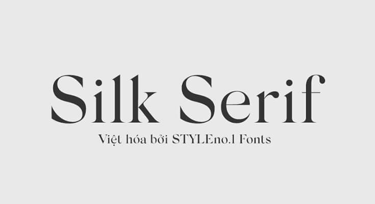 Silk Serif Font Family Free Download