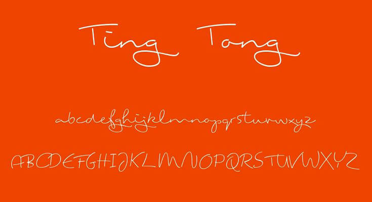 Ting Tong Font Free Download