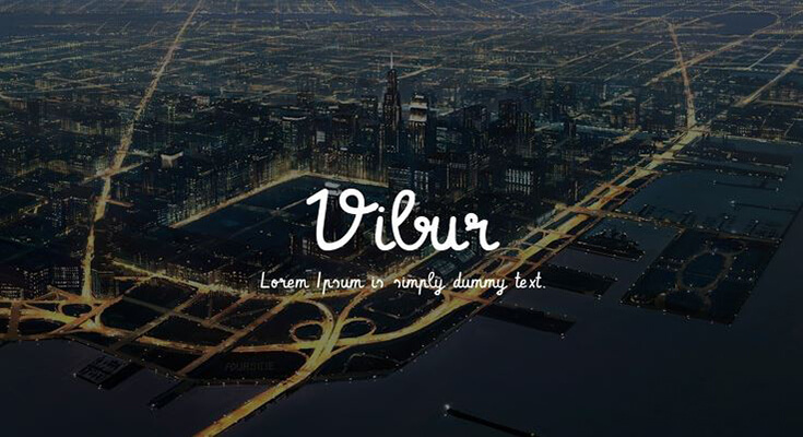 Vibur Font Free Download - Font XS